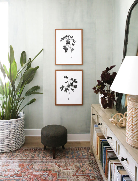 Fig Leaves I & II by Katherine George